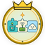 Design Patterns module mastery badge