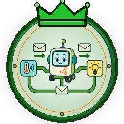MQTT module mastery badge, crowned