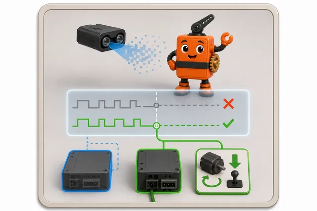 Max makes a range sensor stale and accepts only the controller path that limits commands and stops safely.