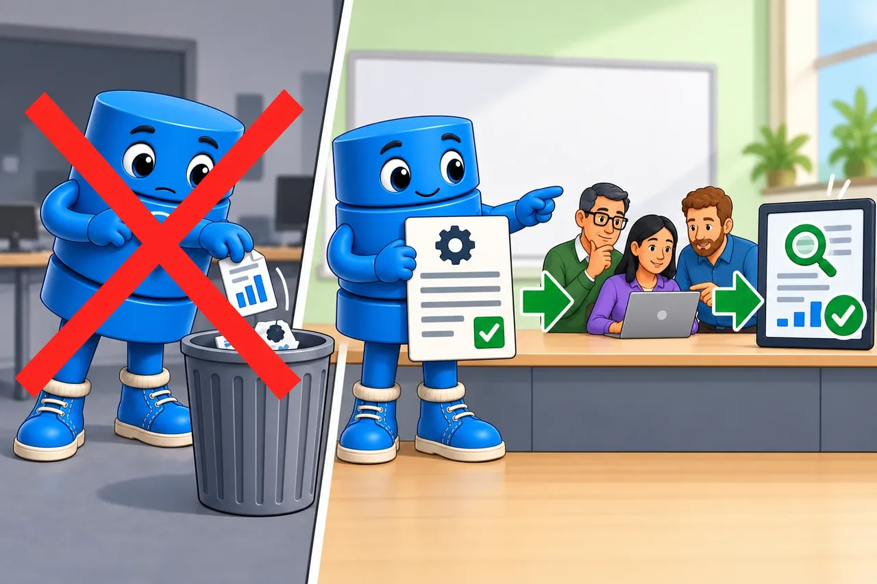 A cartoon crosses out the wrong claim and shows the section evidence. Wrong idea: silently discard all late data. It fails because any discard rule must be explicit, reviewed, and visible in the evidence.