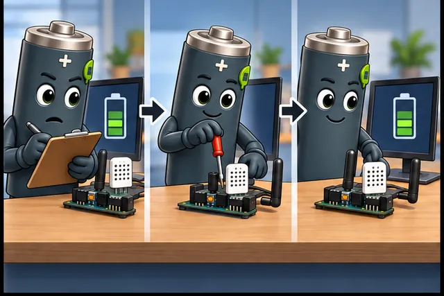 Illustrated scene: Measure the baseline, change one suspected cost, and test again.
