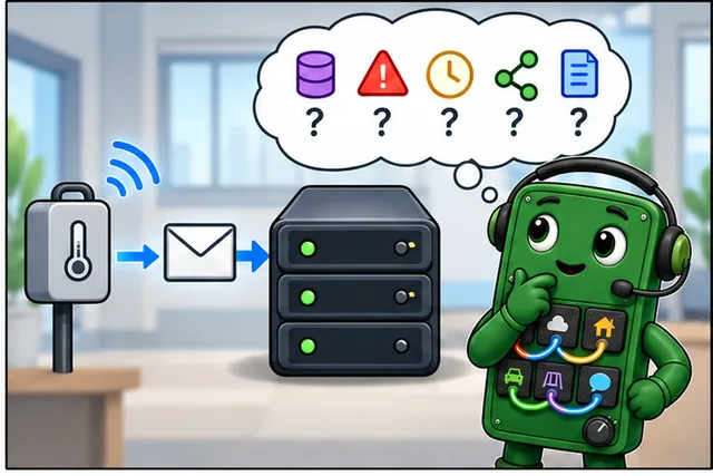 Cartoon panel 2 illustrates this step: Keeping every option can leave stale data or needless work.