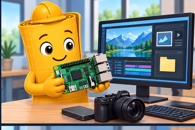 Illustrated scene: A richer processor may be needed for files, graphics, or heavy local work.