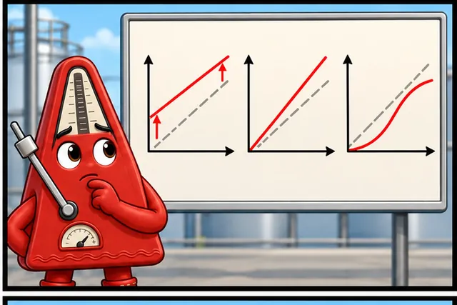 Illustrated scene: A shift, stretch, or curve could explain its wrong range.