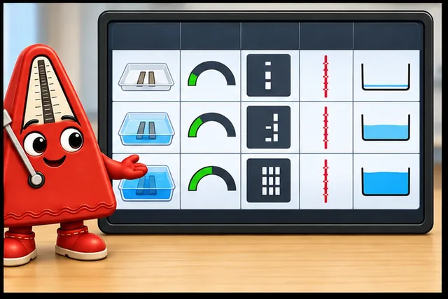 Illustrated scene: Keep the raw voltage, digital count, reference, and tray state together.