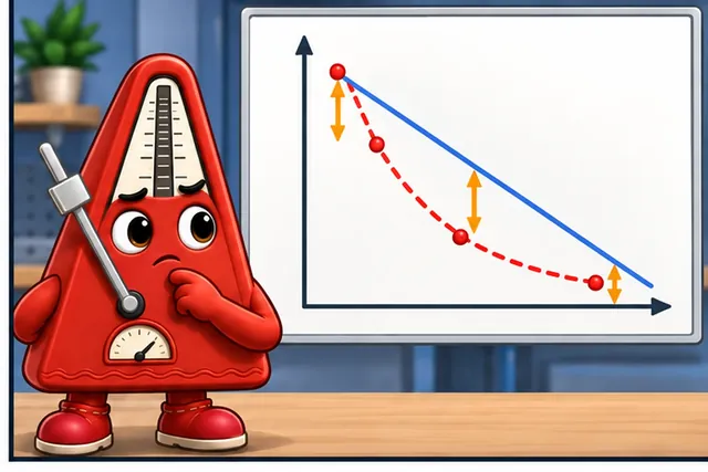 Illustrated scene: One straight rule may turn the same step into the wrong temperature.