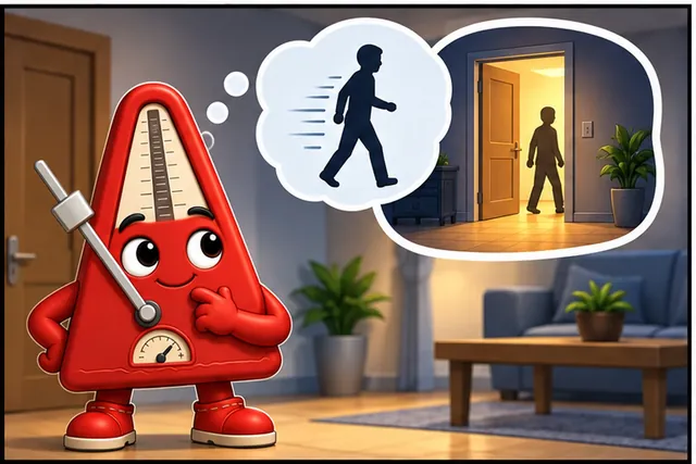 Illustrated scene: Name the physical change and the setting where it must be seen.