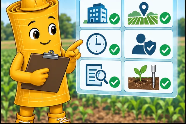 Illustrated scene: Check its source, place, time, permission, quality, and known field test.