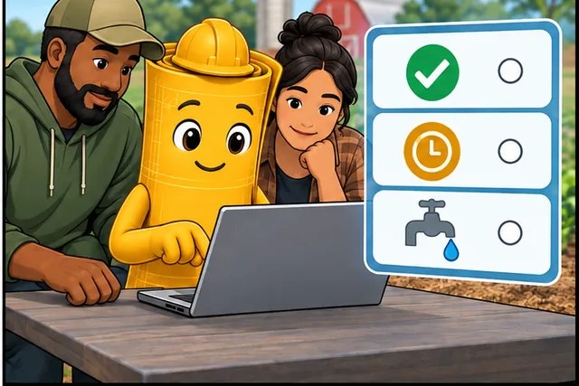 Illustrated scene: The team records whether it accepts, delays, or uses a safer fallback.