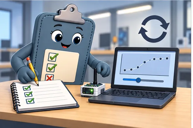Illustrated scene: Run one question, vary one input, repeat it, and save every assumption.