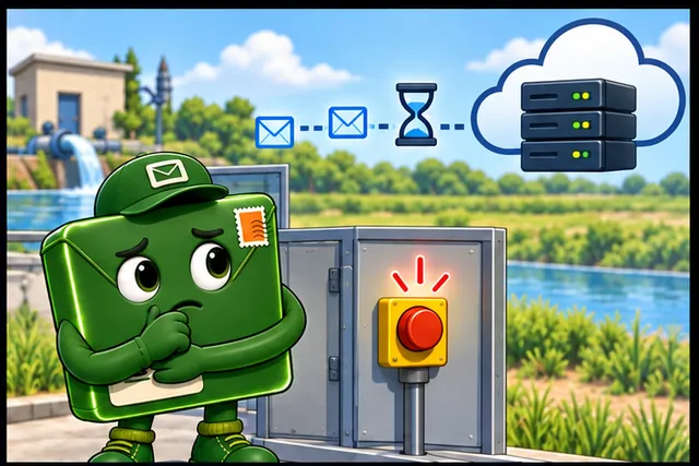 Illustrated scene: Remote records may wait, but the stop must still work nearby.