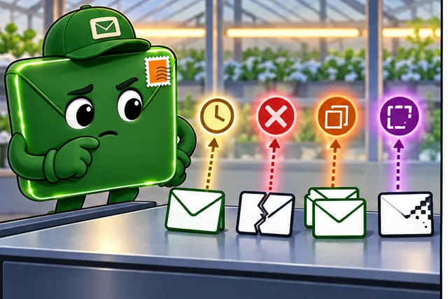 Illustrated scene: Name the harm from delay, loss, repeats, or a cut message.