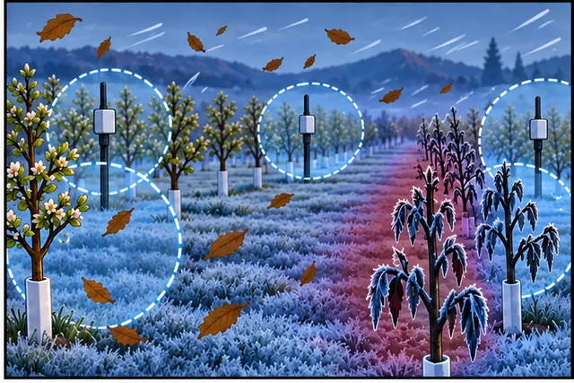 Cartoon panel 2 illustrates this step: Wind, leaves, sleep, or dead units can hide the coldest row.