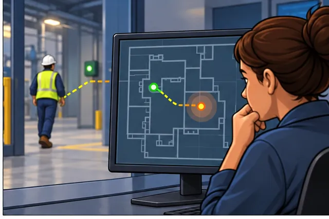 Cartoon panel 2 illustrates this step: A weak or late handoff can join the wrong sightings.