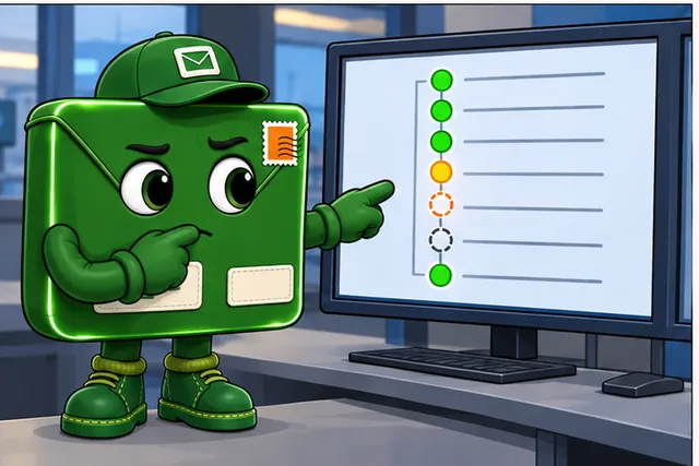 Cartoon panel 3 illustrates this step: Keep time, source, place, doubt, age, and owner with the track.
