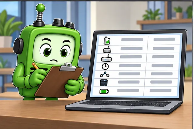 Cartoon panel 3 illustrates this step: Record its role and path, remove a router, then send again.