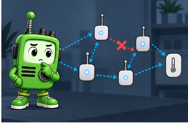 Cartoon panel 2 illustrates this step: Names for roles and features do not prove that message path.